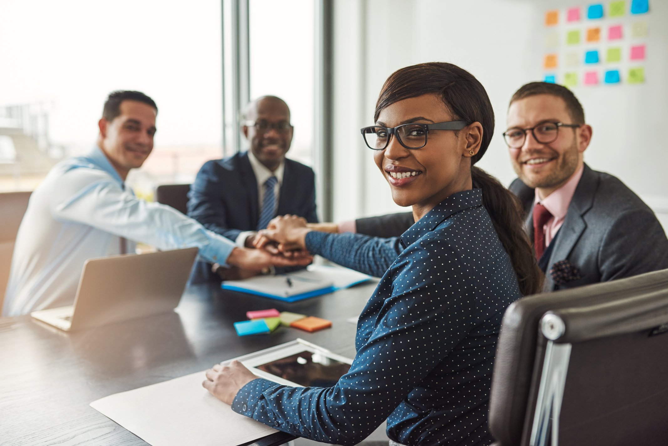 Successful African American Team Leader